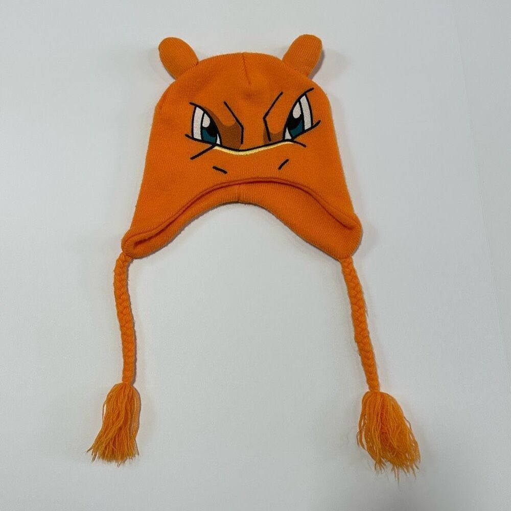 Pokemon Charizard Laplander Orange Beanie Hat | One Size